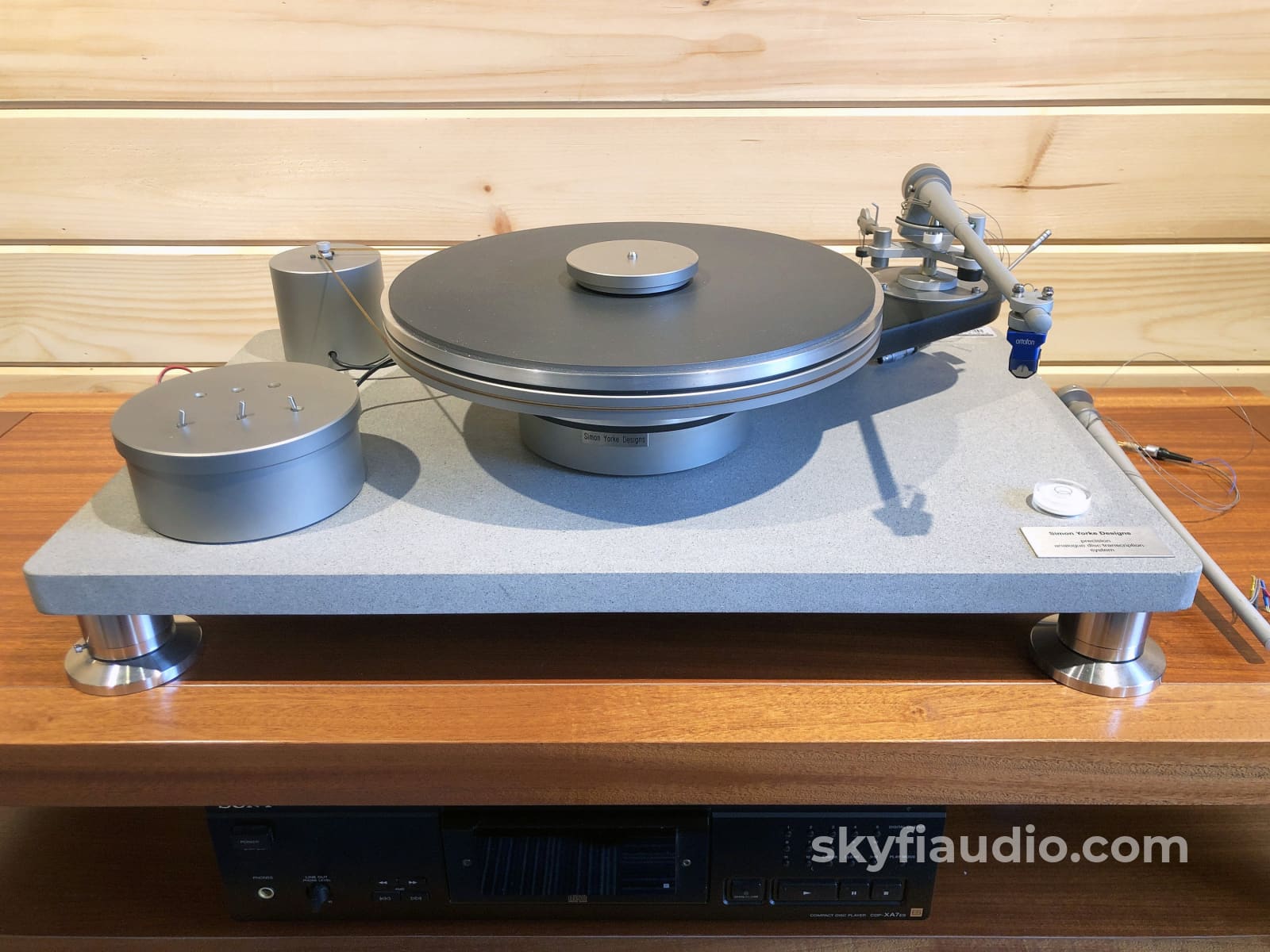 Simon Yorke Designs Model 10 Turntable With Two Tonearms + Wands Upgrades