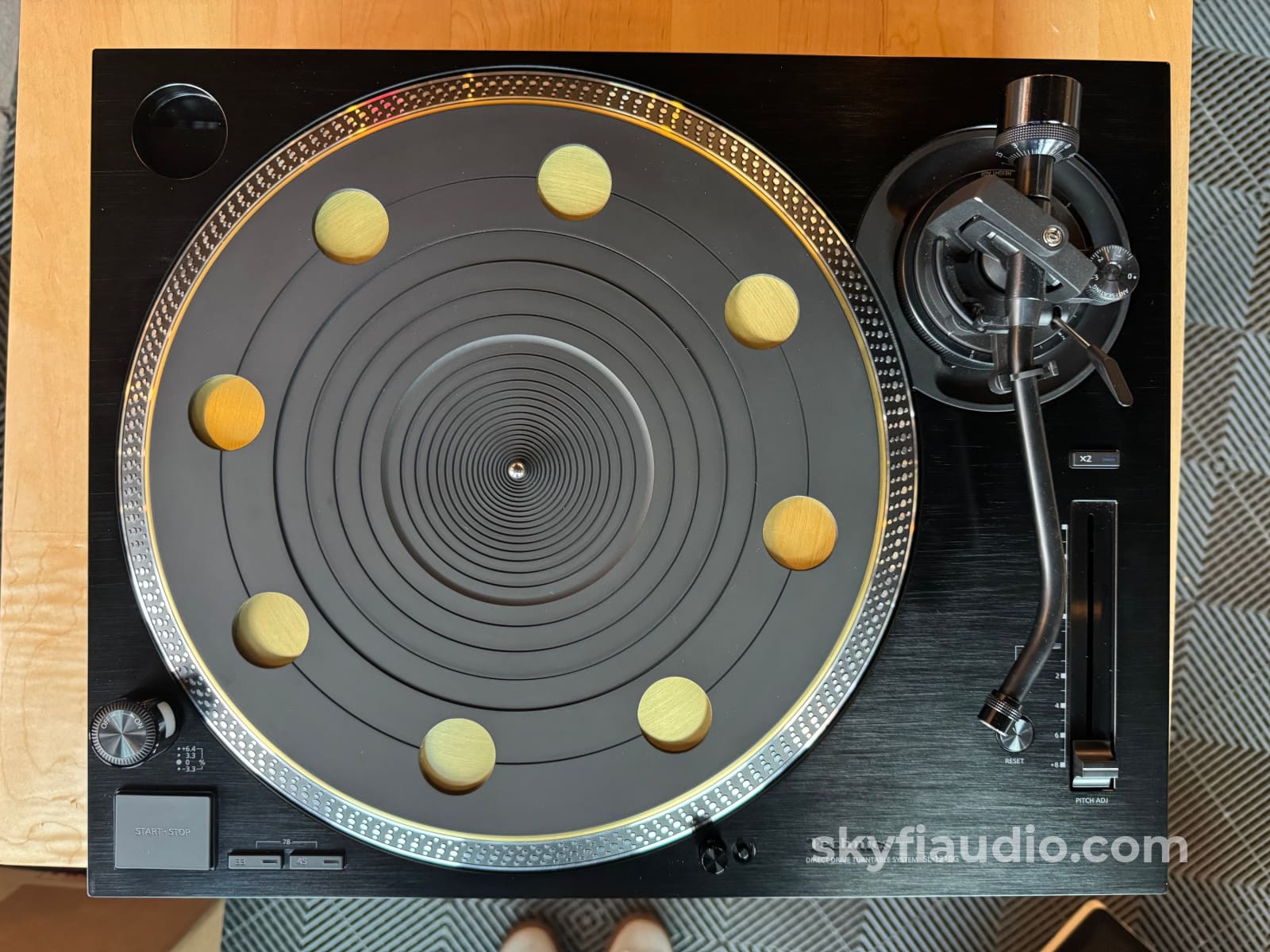 SkyFi Custom See Thru Record Mat For Technics + Others Accessory