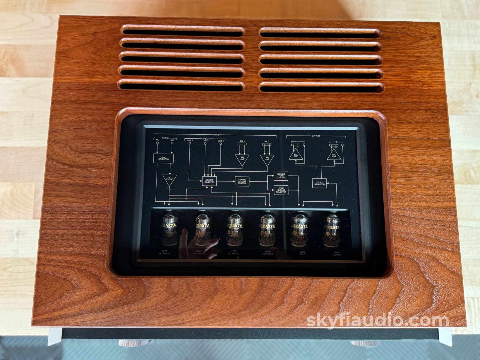 SkyFi Custom Wood Cabinet for Modern McIntosh C22 Accessory