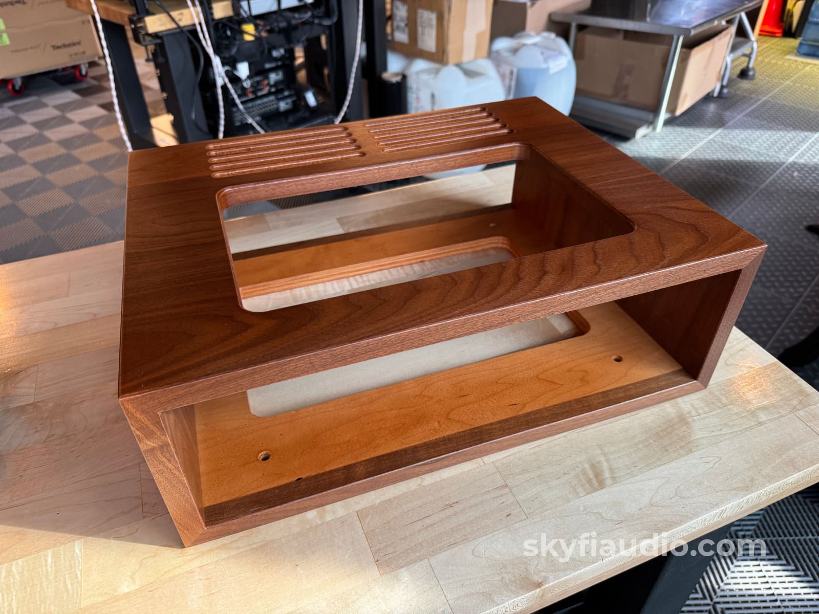 SkyFi Custom Wood Cabinet for Modern McIntosh C22 Accessory