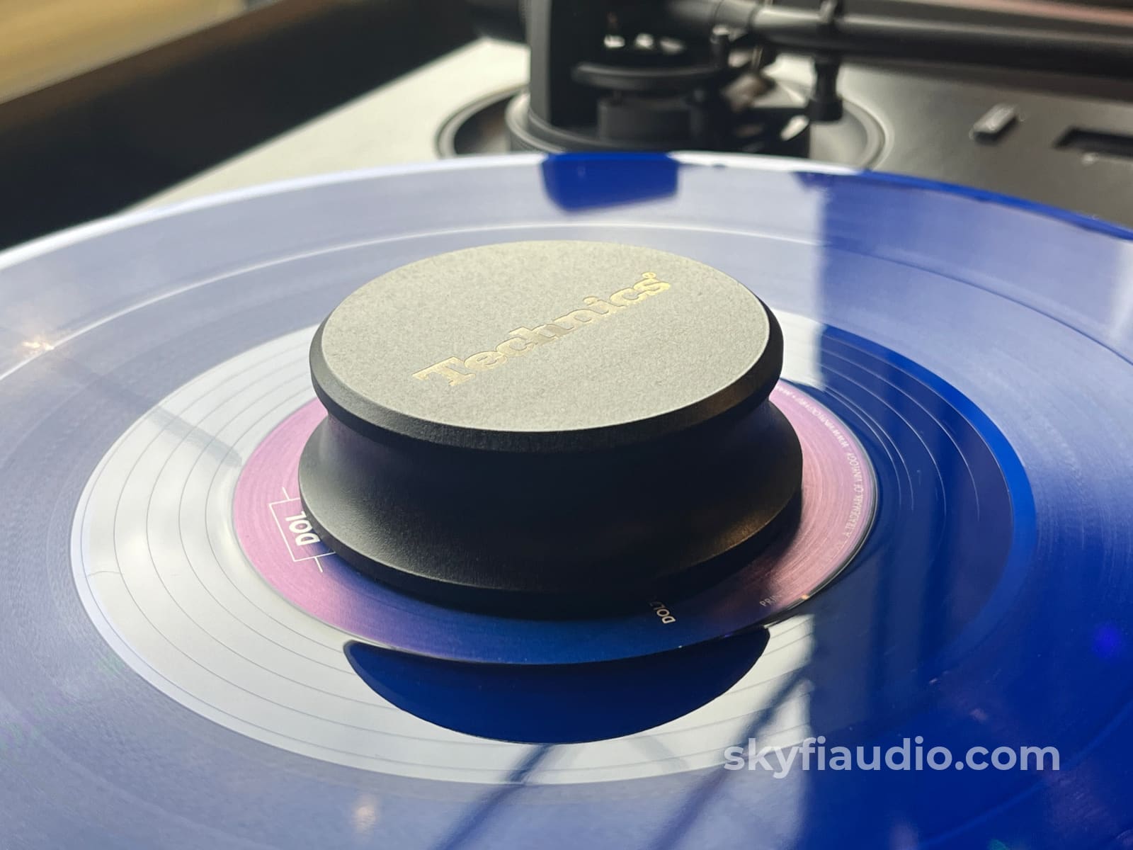 Skyfi Record Puck - Solid Brass W/Matte Black Finish Perfect For Technics Turntables Accessory