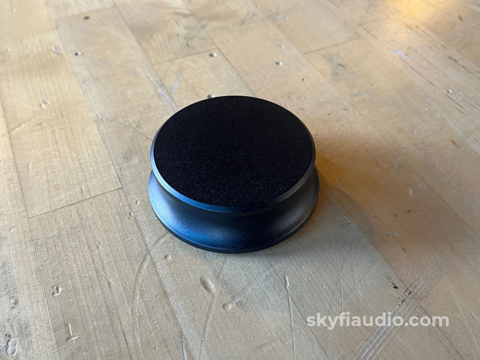 Record Puck – Solid Brass Black - Perfect For Technics Turntables Accessory