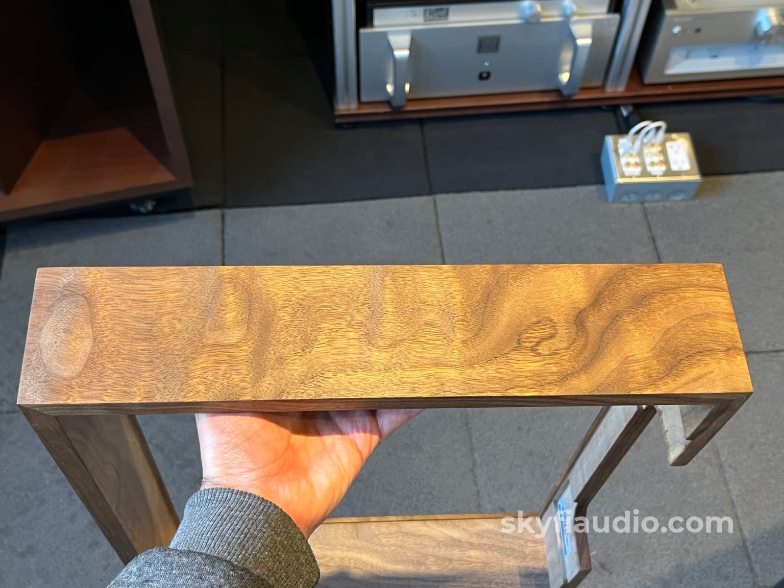 Wood Plinth For Technics Sl-1200G and Others - Unique Figuring Accessory
