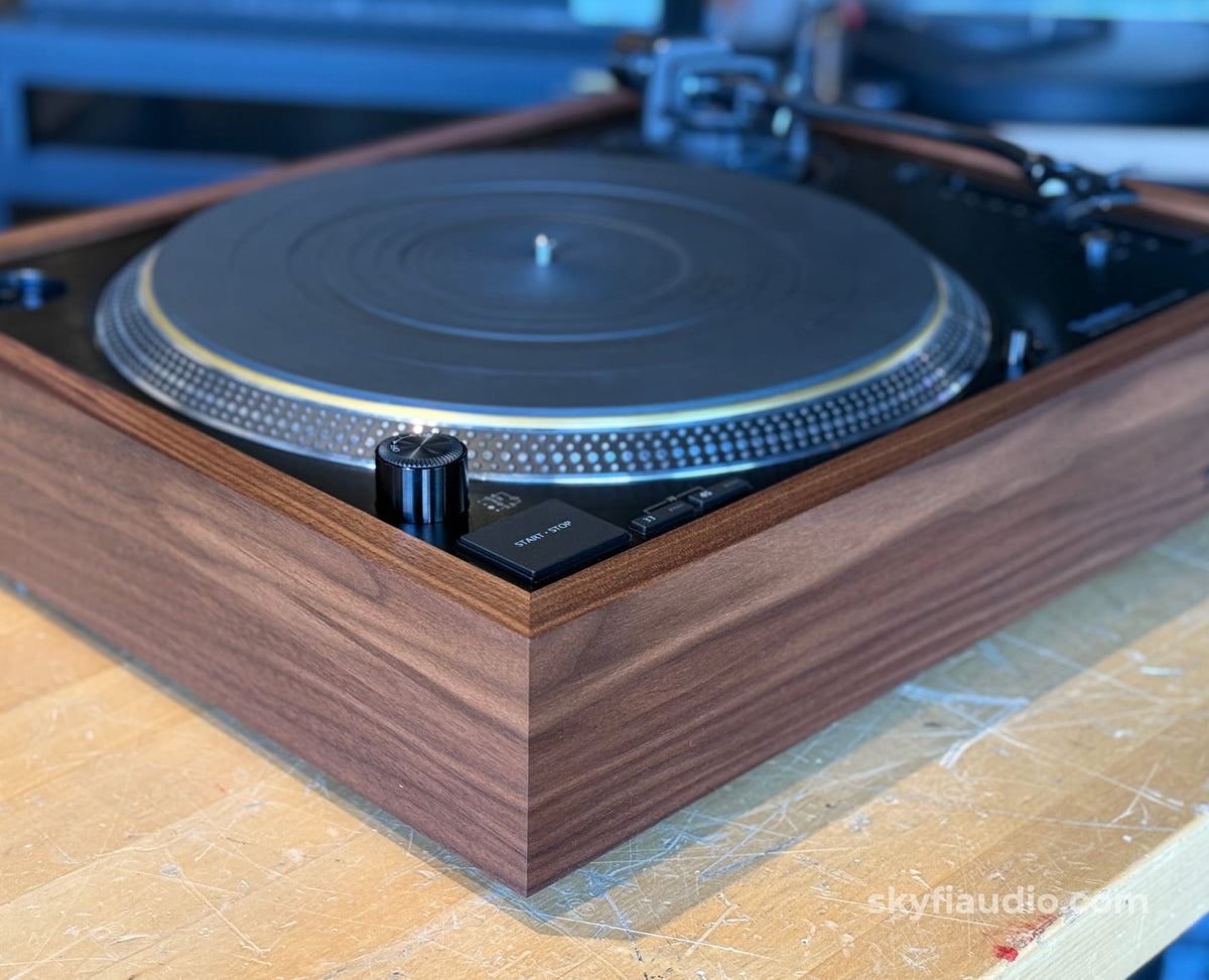 SkyFi Wood Plinth for Technics SL-1200G and Other Models Accessory