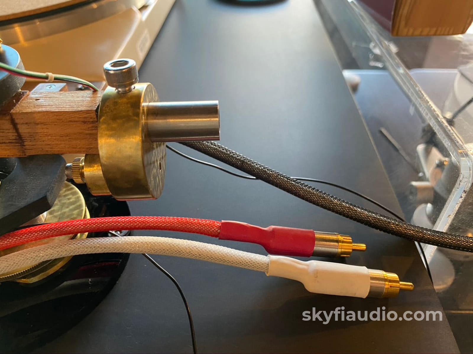 Slate Thorens Td-124 Skyfi Ultimate Build With New Sumiko Cartridge And Power Supply Turntable