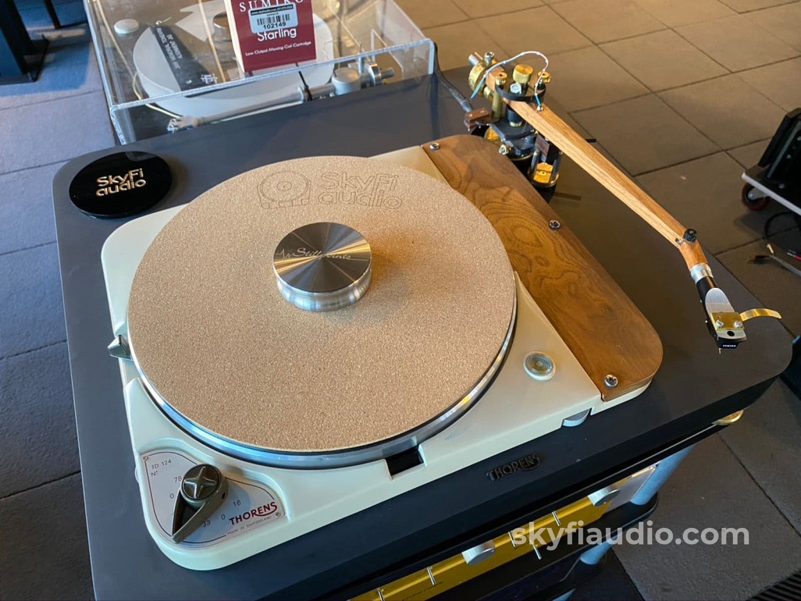 Slate Thorens Td-124 Skyfi Ultimate Build With New Sumiko Cartridge And Power Supply Turntable