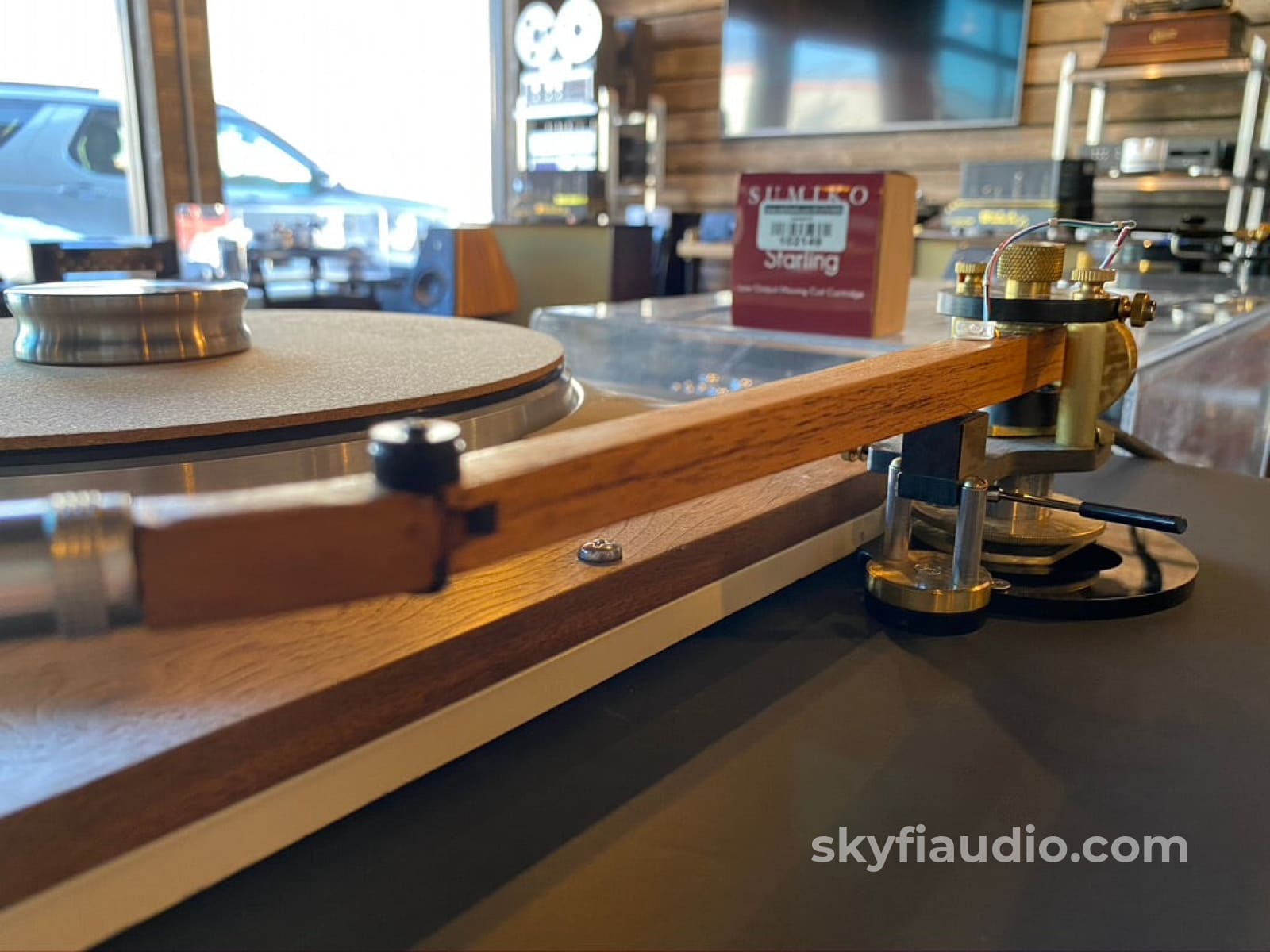Slate Thorens Td-124 Skyfi Ultimate Build With New Sumiko Cartridge And Power Supply Turntable
