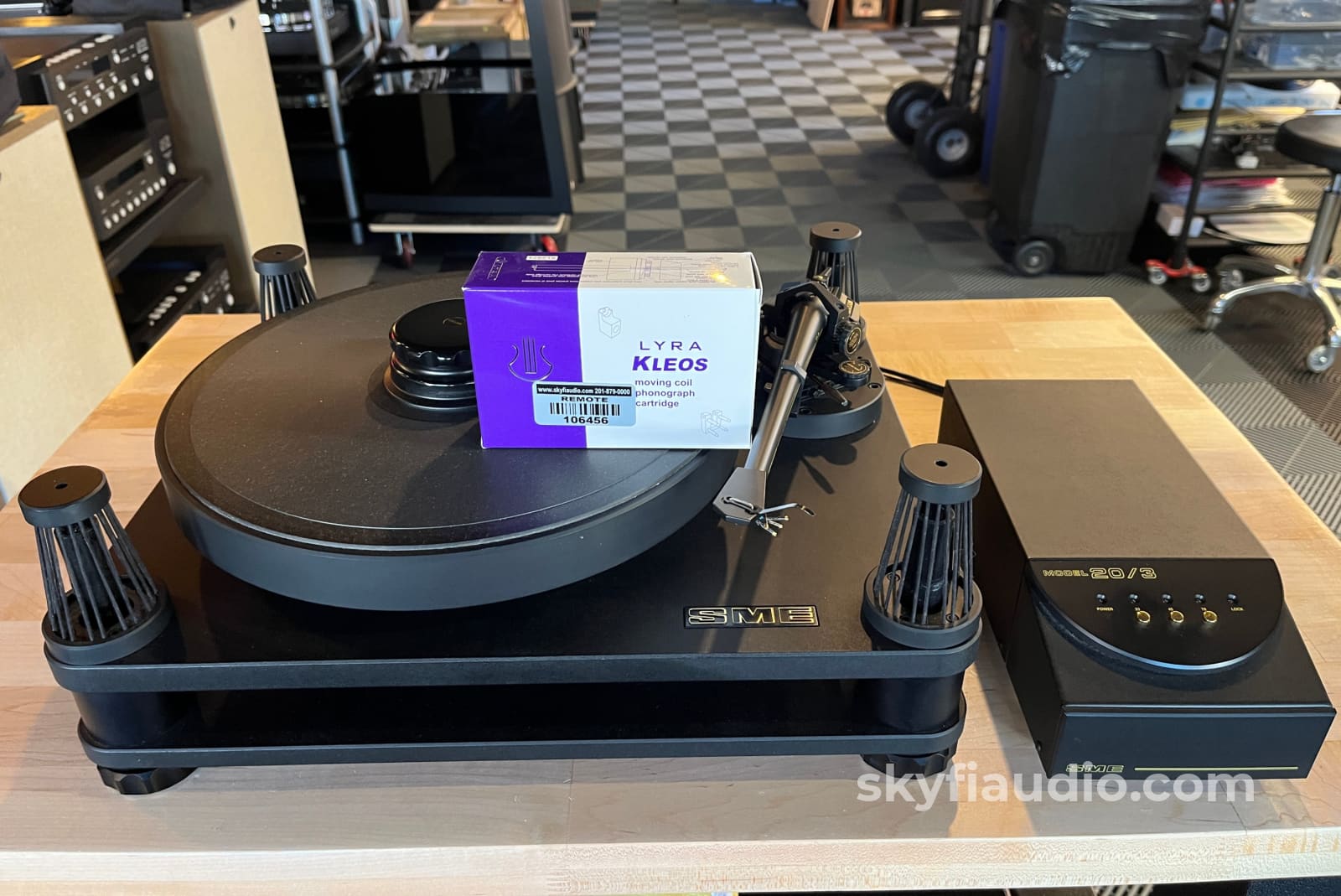 SME 20/3 Turntable - W/ Lyra Kleos MC Cartridge - SME Series V Arm Turntable