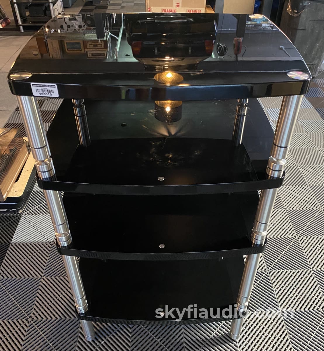 Solidsteel Premier Hyperspike Hf Series 4 Shelf Audio Rack - Handmade In Italy Accessory