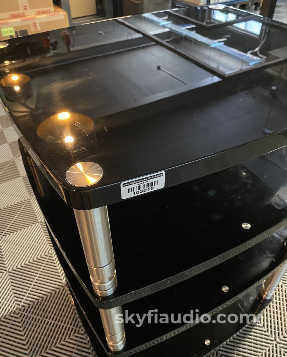 Solidsteel Premier Hyperspike Hf Series 4 Shelf Audio Rack - Handmade In Italy Accessory