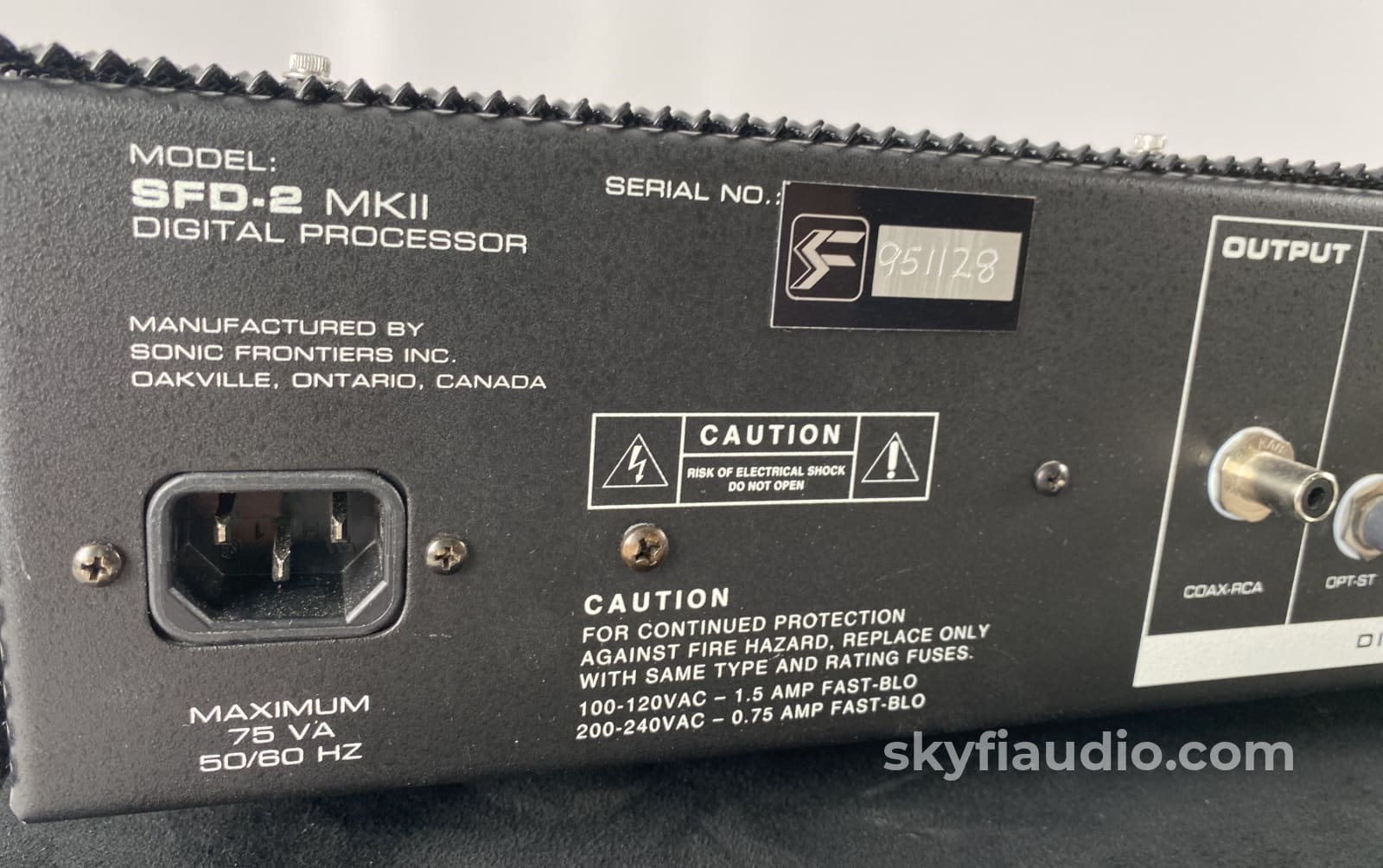 Sonic Frontiers Sfd-2 Mkii Vintage Tube Dac With Hdcd Full Skyfi Restoration Cd + Digital