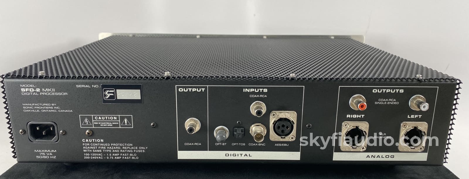 Sonic Frontiers Sfd-2 Mkii Vintage Tube Dac With Hdcd Full Skyfi Restoration Cd + Digital