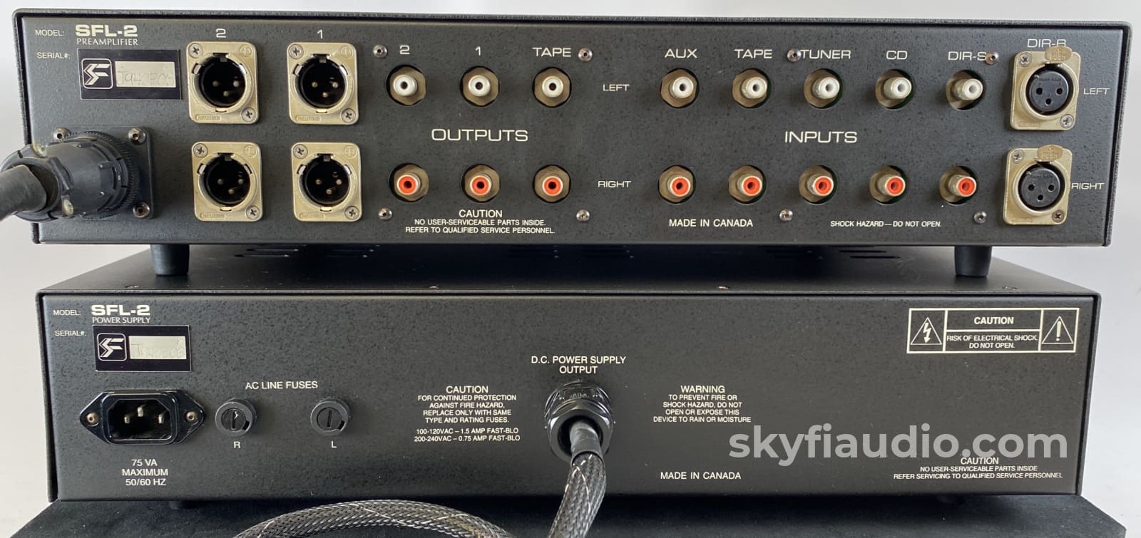 Sonic Frontiers Sfl-2 - All Tube Dual-Chassis Preamp Preamplifier