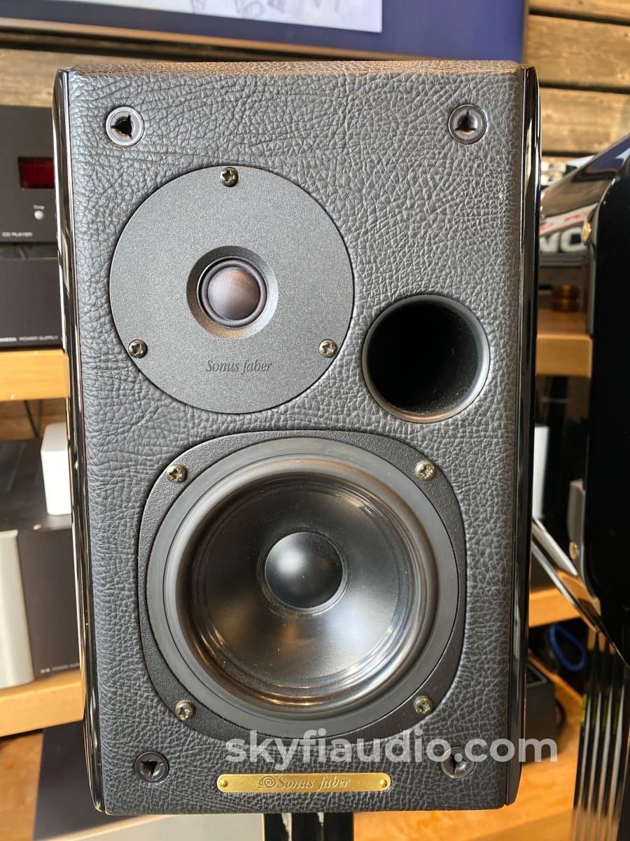 Sonus Faber Concertino Speakers With Matching Stands - Wow