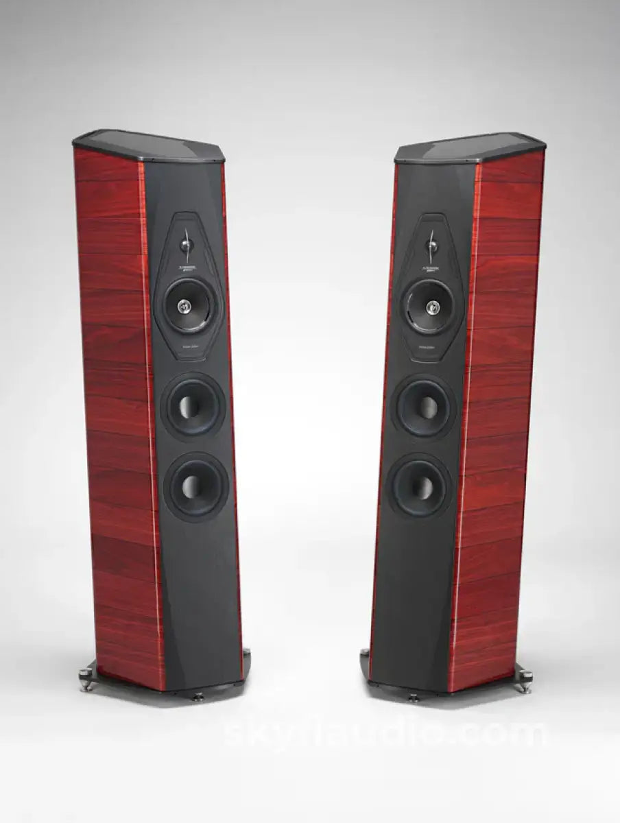 Sonus Faber Il Cremonese Floorstanding Speaker Violin Red Speakers