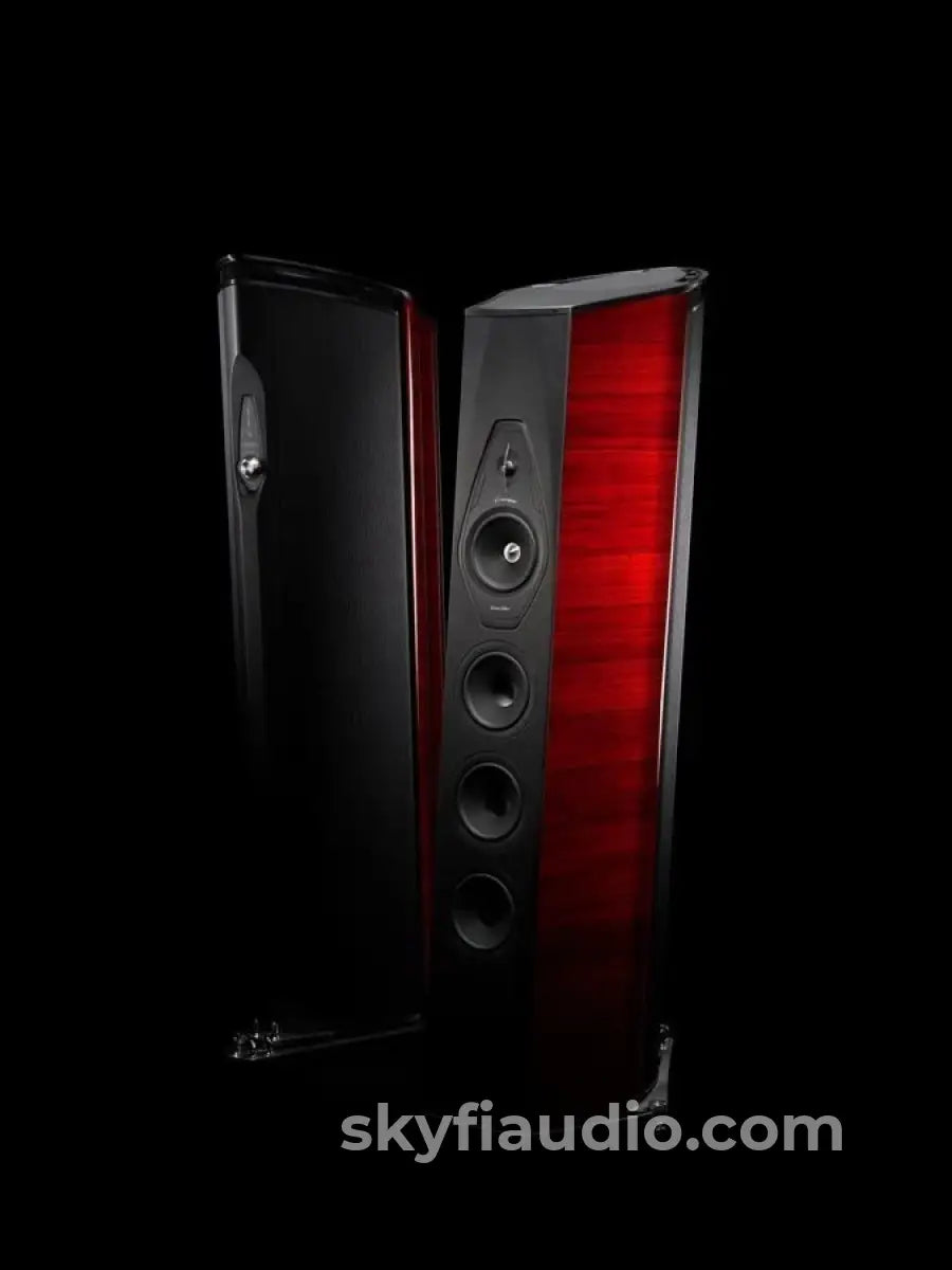 Sonus Faber Lilium Floorstanding Speaker Red Violin Speakers