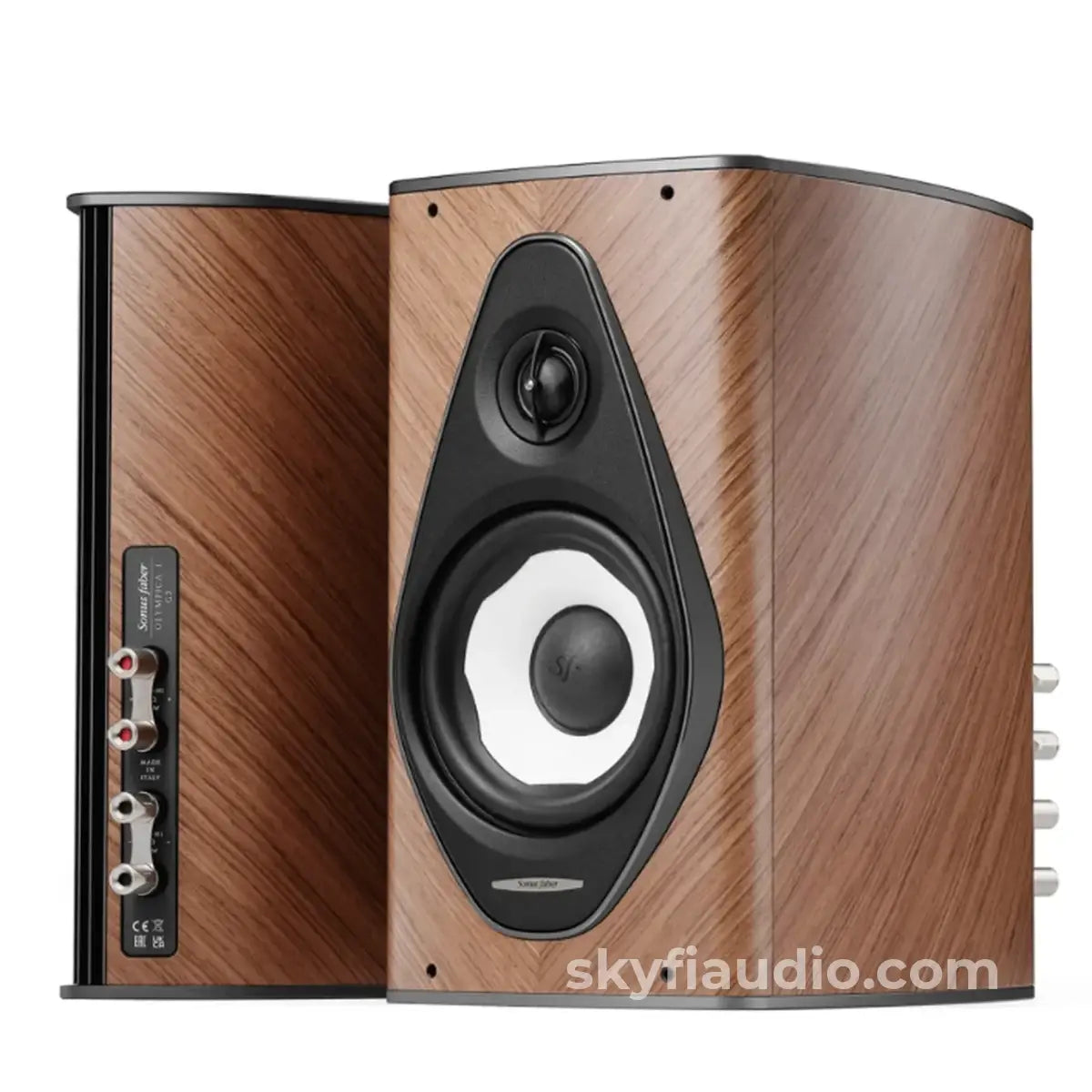 Sonus Faber Olympica I G3 Bookshelf Speakers - New Release - Walnut / No Stand - Speakers