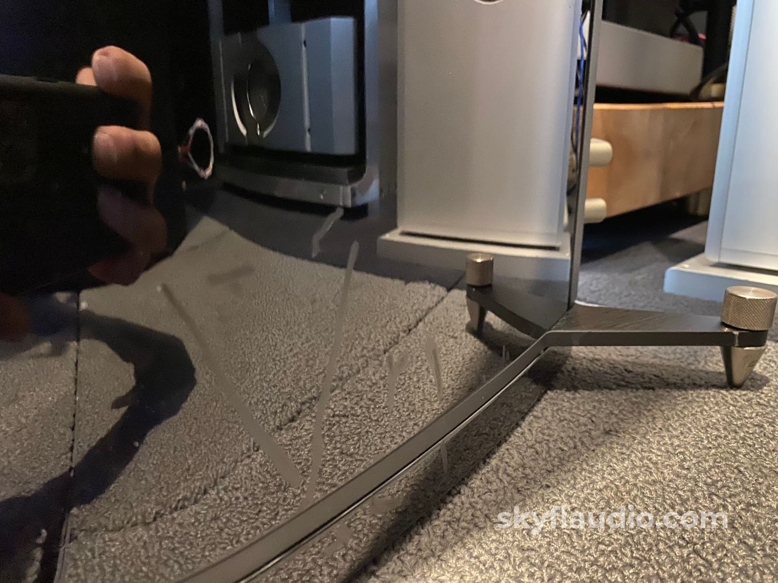 Sonus Faber Olympica Iii Speakers In Gloss Black And Leather