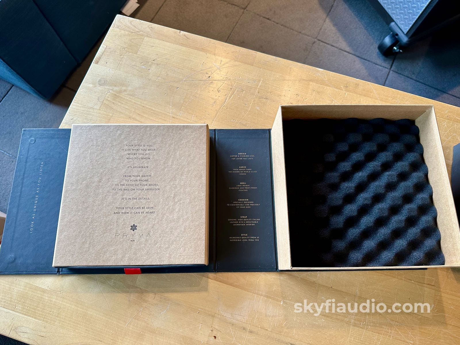 Sonus Faber Pryma Headphones W/Rare Extra Headband Nos (New Old Stock) Accessory