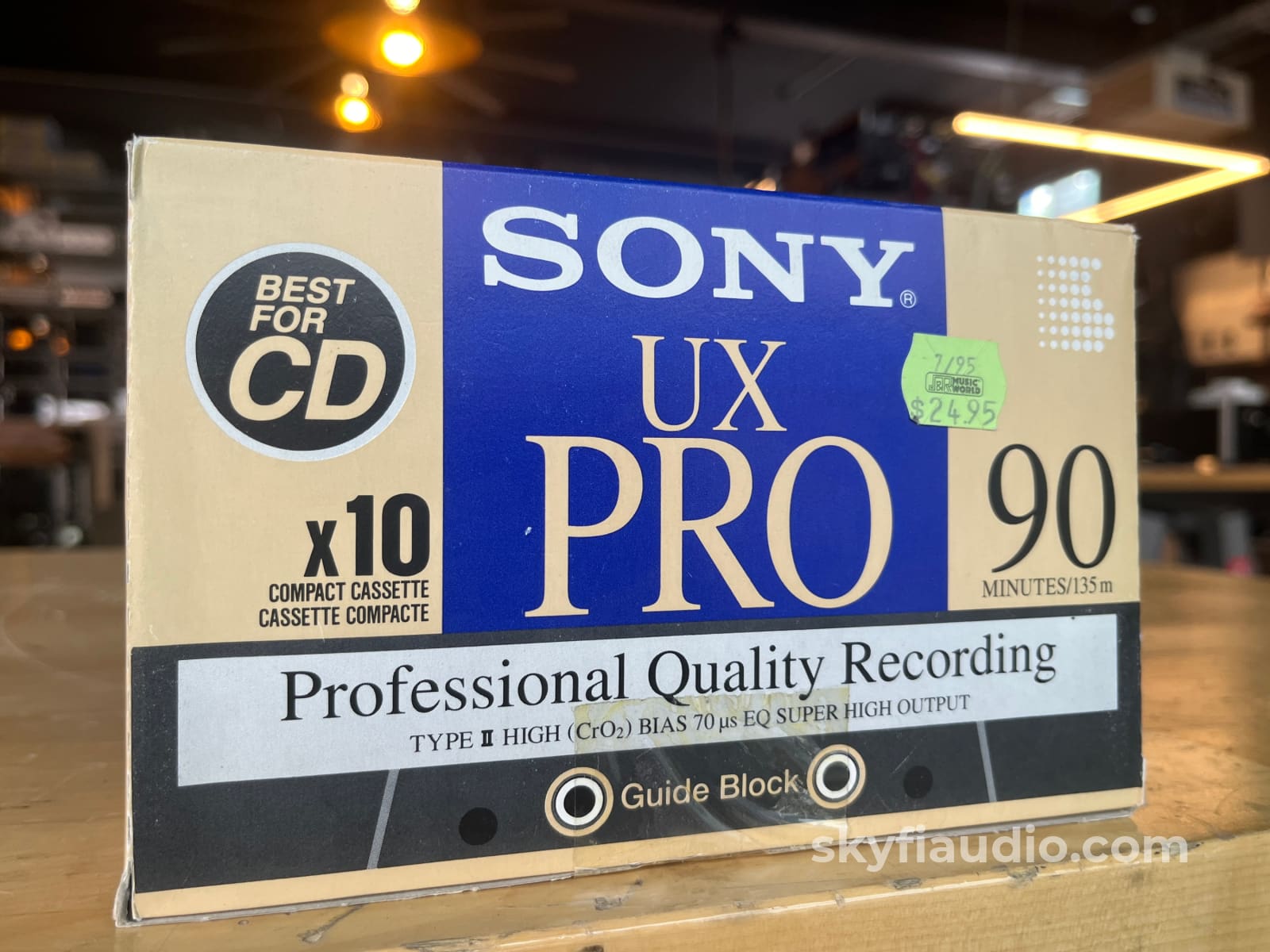 Sony C-90Uxpro Cassette Tapes (10 Pack) - Nos Music