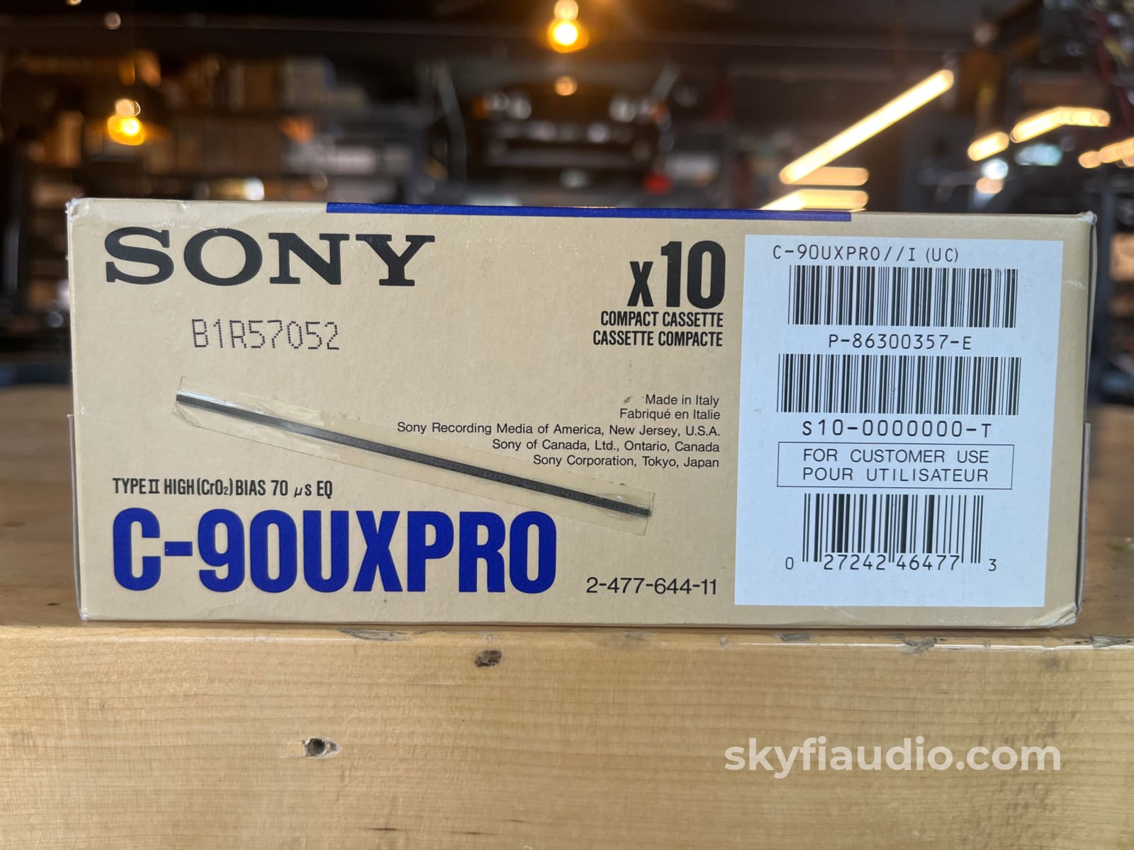 Sony C-90Uxpro Cassette Tapes (10 Pack) - Nos Music