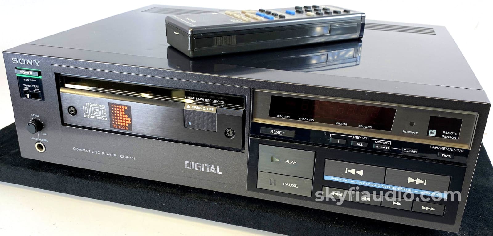 Sony Cdp-101 Worlds First Cd Player - A Piece Of Audio History And Working Perfectly + Digital