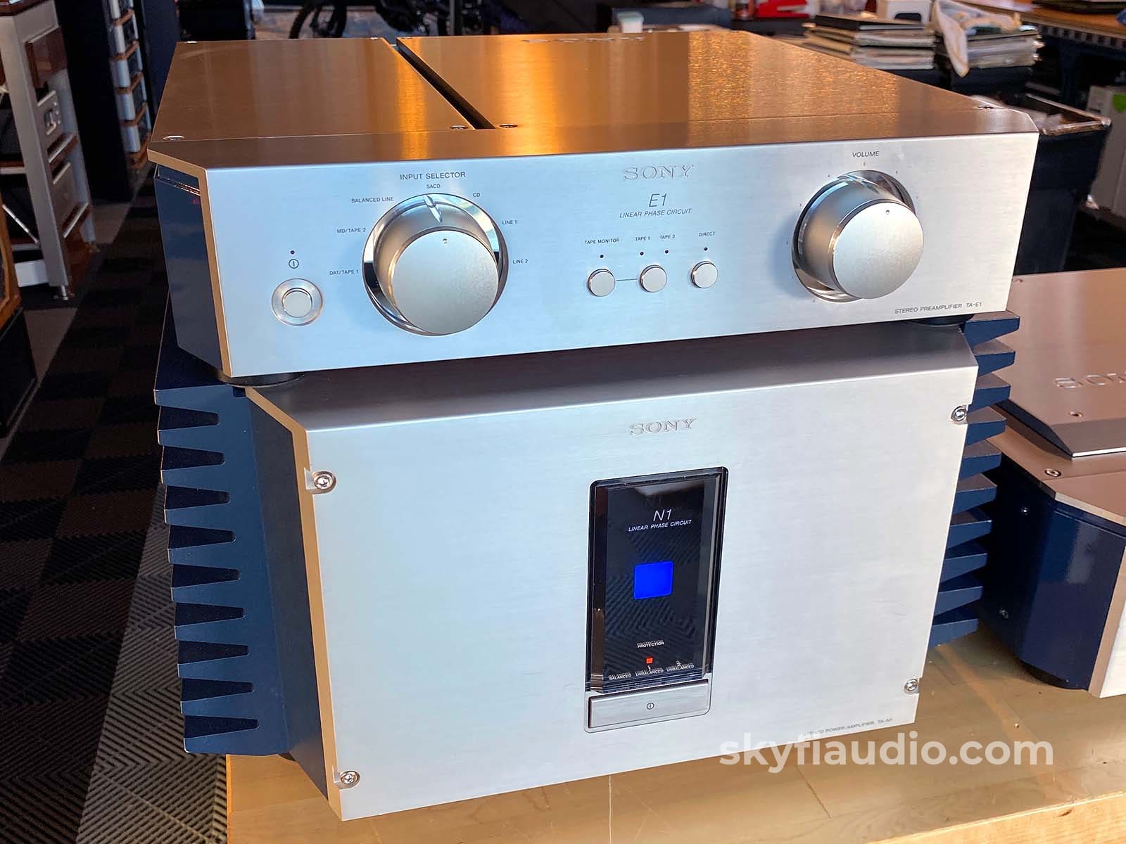 Sony Es Ta-N1 Amplifier And Ta-E1 Preamplifier Set - The Best Ever Made