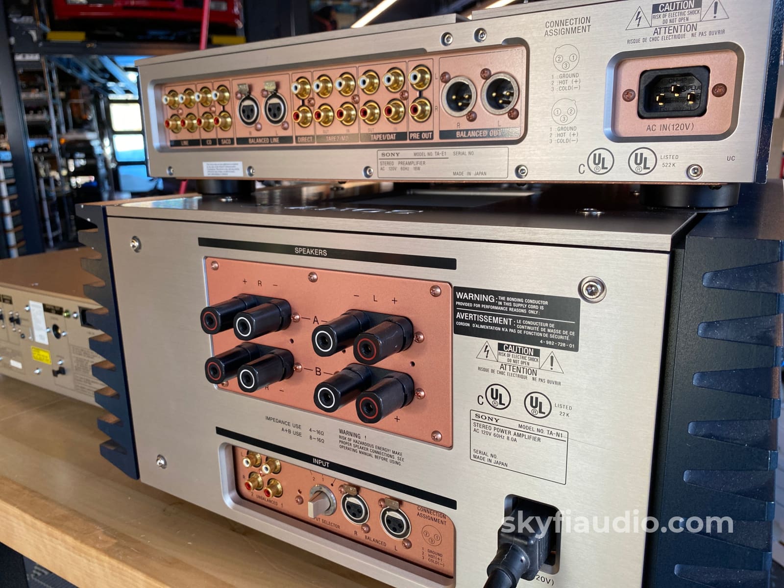 Sony Es Ta-N1 Amplifier And Ta-E1 Preamplifier Set - The Best Ever Made