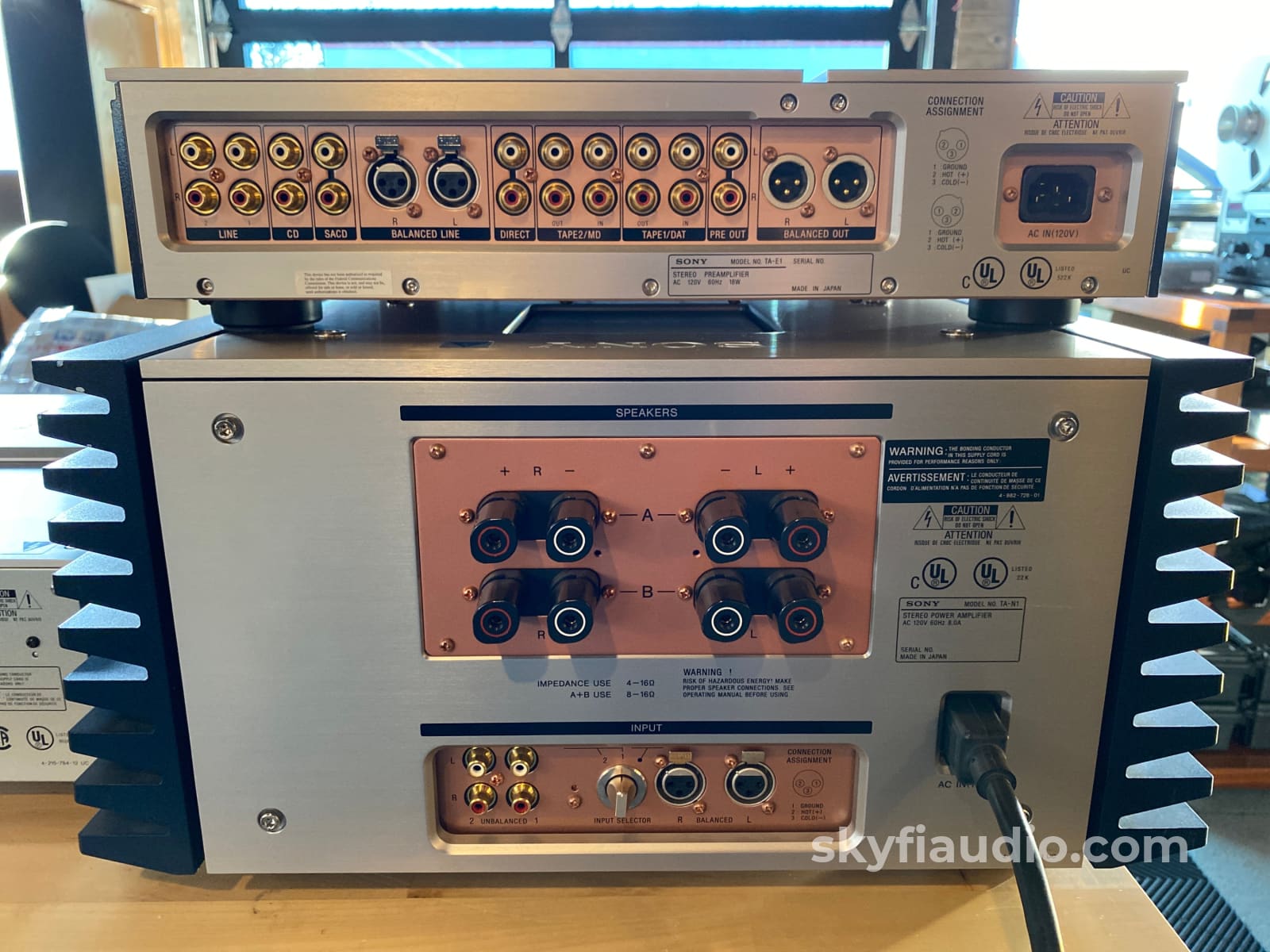 Sony Es Ta-N1 Amplifier And Ta-E1 Preamplifier Set - The Best Ever Made