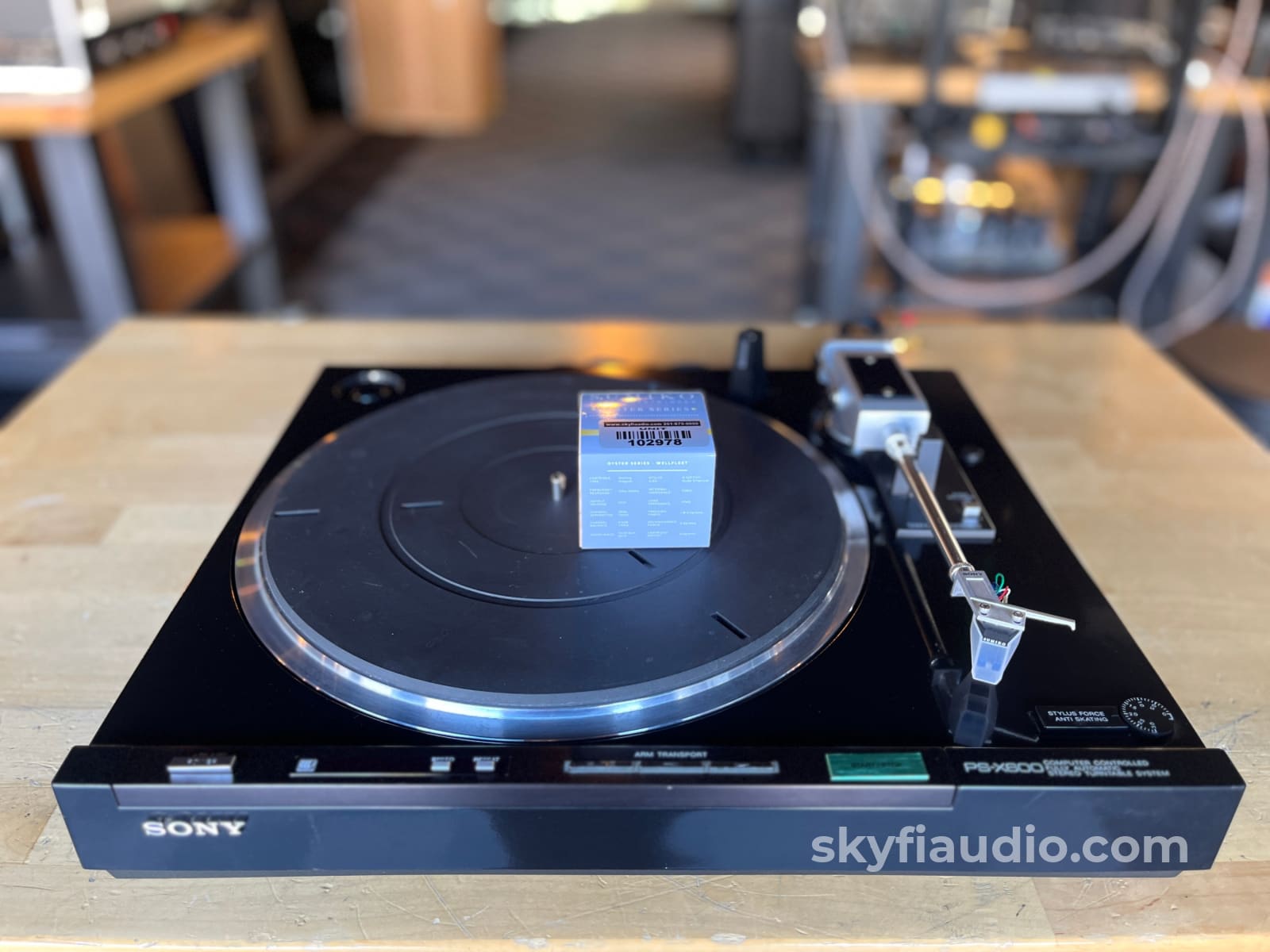 Sony Ps-X600 Direct Drive Turntable - W/ New Sumiko Wellflett (Mm) Cartridge Perfectly Calibrated.