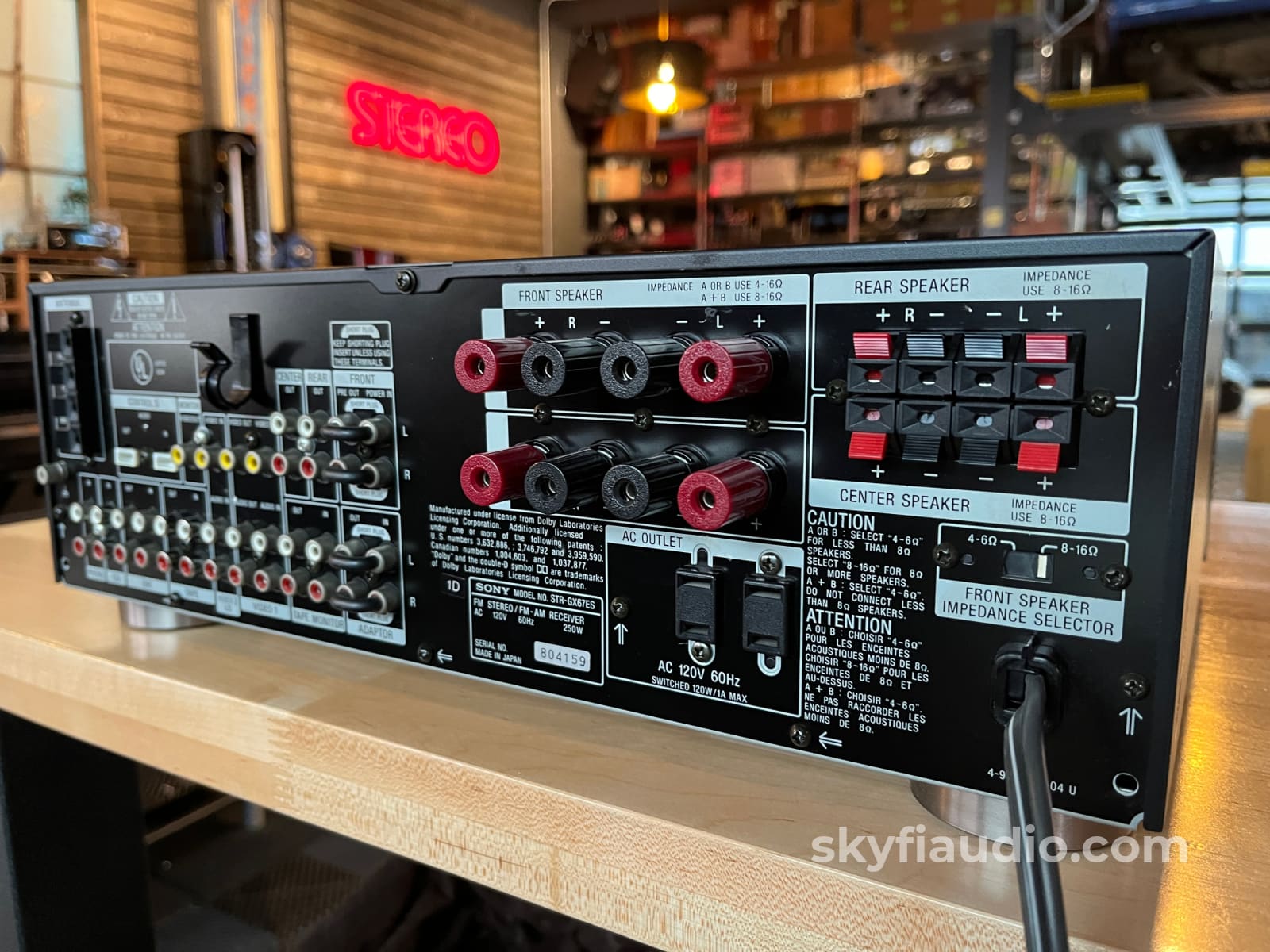 Sony GX67ES Vintage Receiver Integrated Amplifier