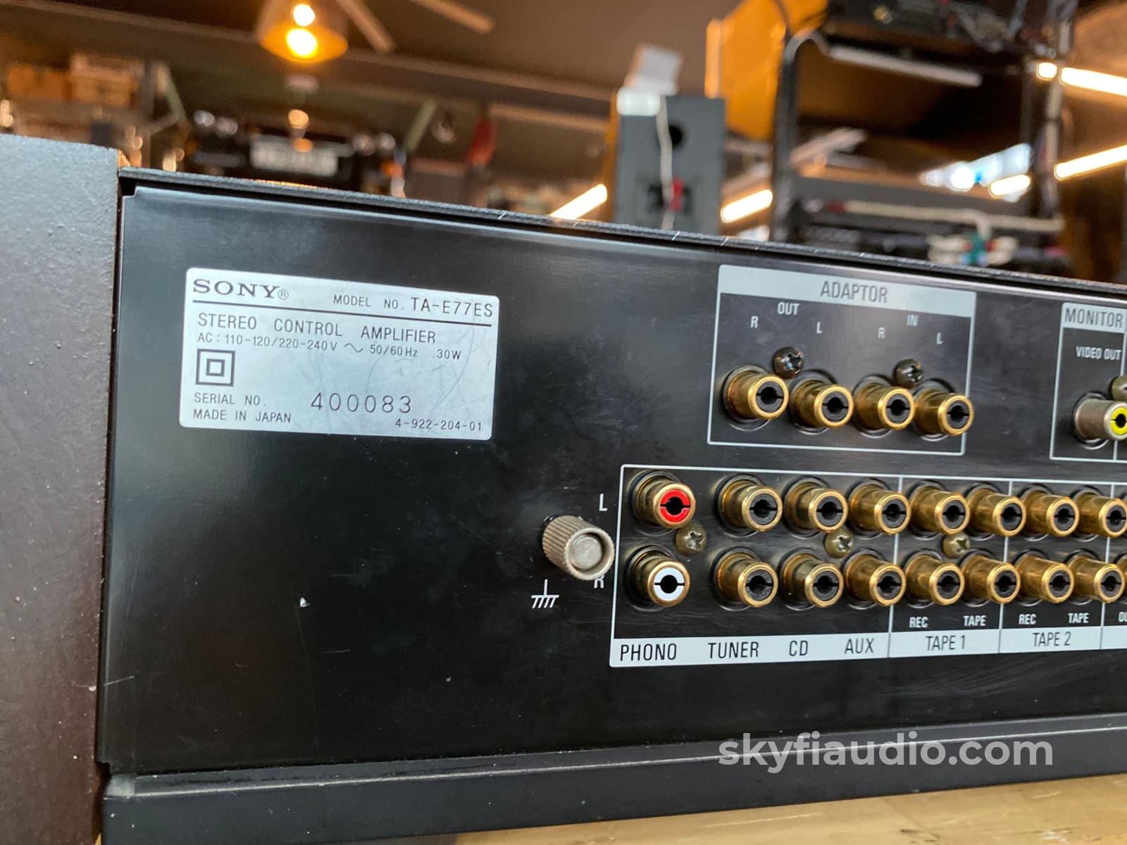 Sony Ta-E77Es Super Rare All-Analog Preamplifier - Limited Production