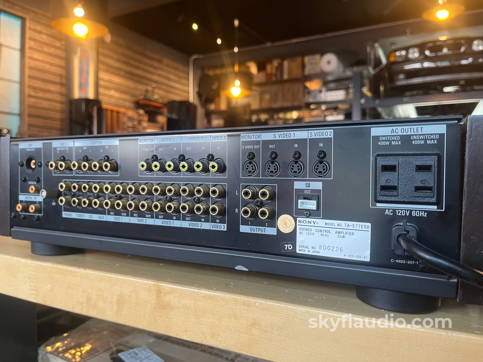 Sony TA-E77ESD Preamplifier - Best Sony Preamplifier
