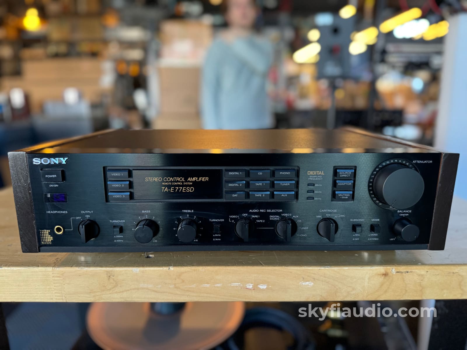 Sony Ta - E77Esd Vintage Preamp - See Video Preamplifier