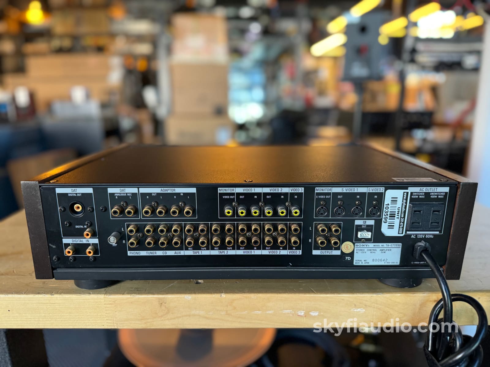 Sony Ta - E77Esd Vintage Preamp - See Video Preamplifier