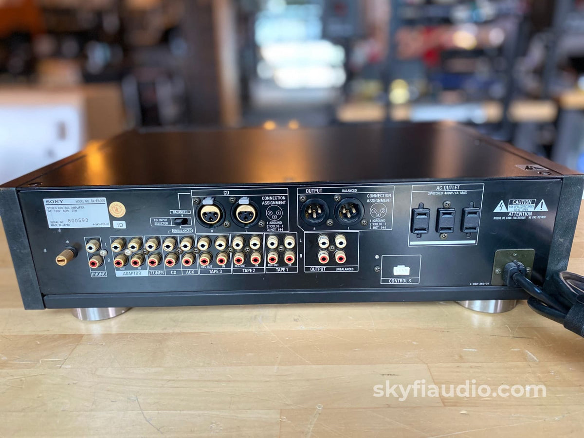 Sony Ta-E80Es Analog Preamp With Phono Watch Video! Rec0T1O0Myntes6Nd