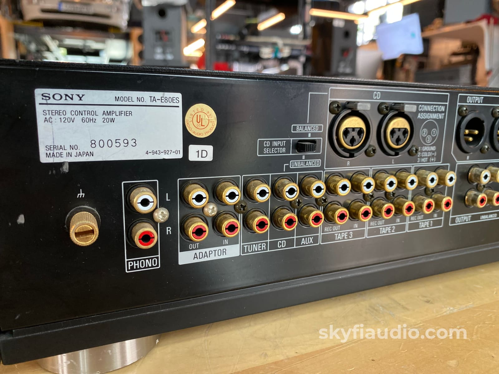 Sony Ta-E80Es Analog Preamp With Phono Watch Video! Rec0T1O0Myntes6Nd