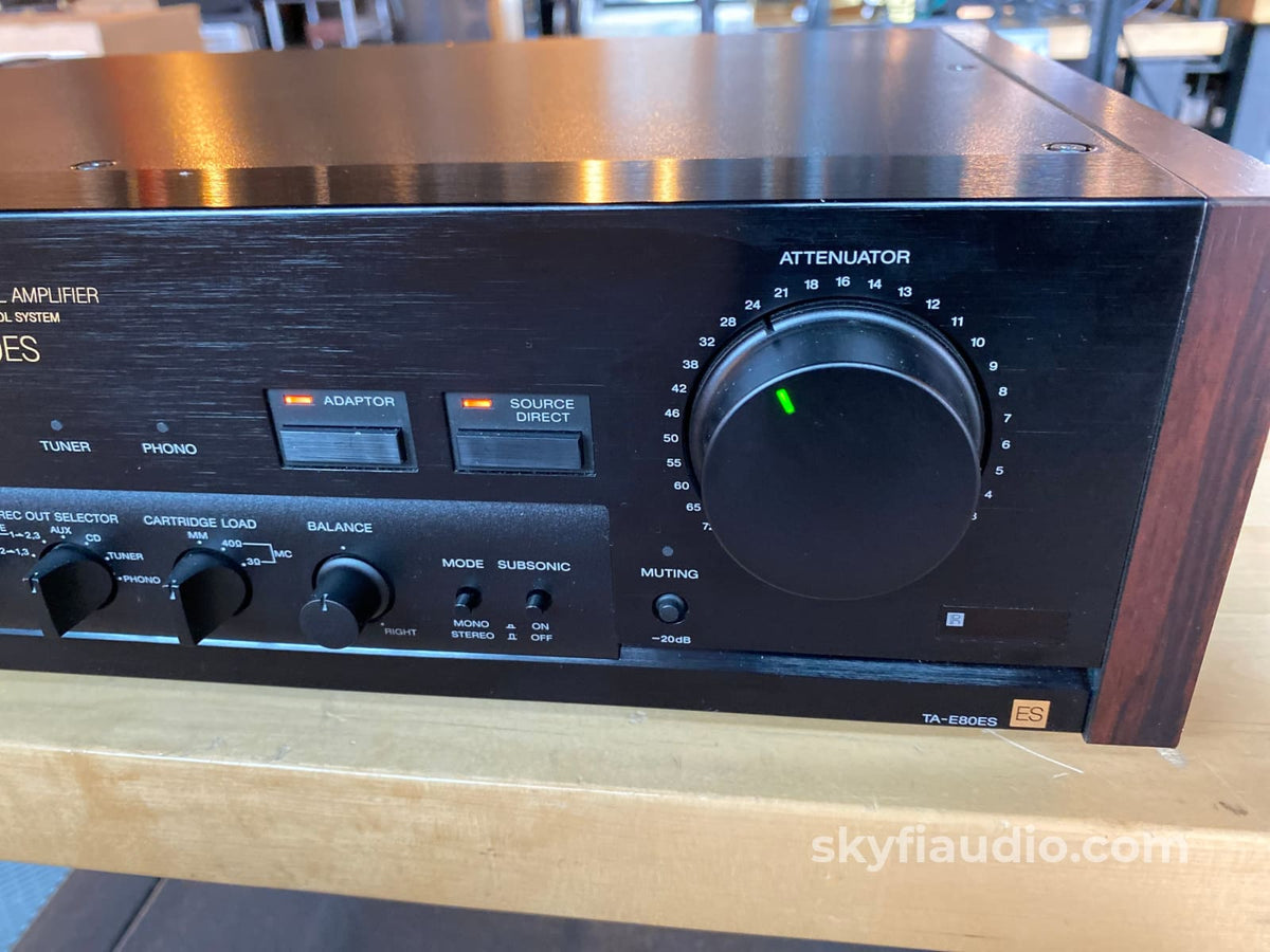Sony Ta-E80Es Analog Preamp With Phono Watch Video! Rec0T1O0Myntes6Nd