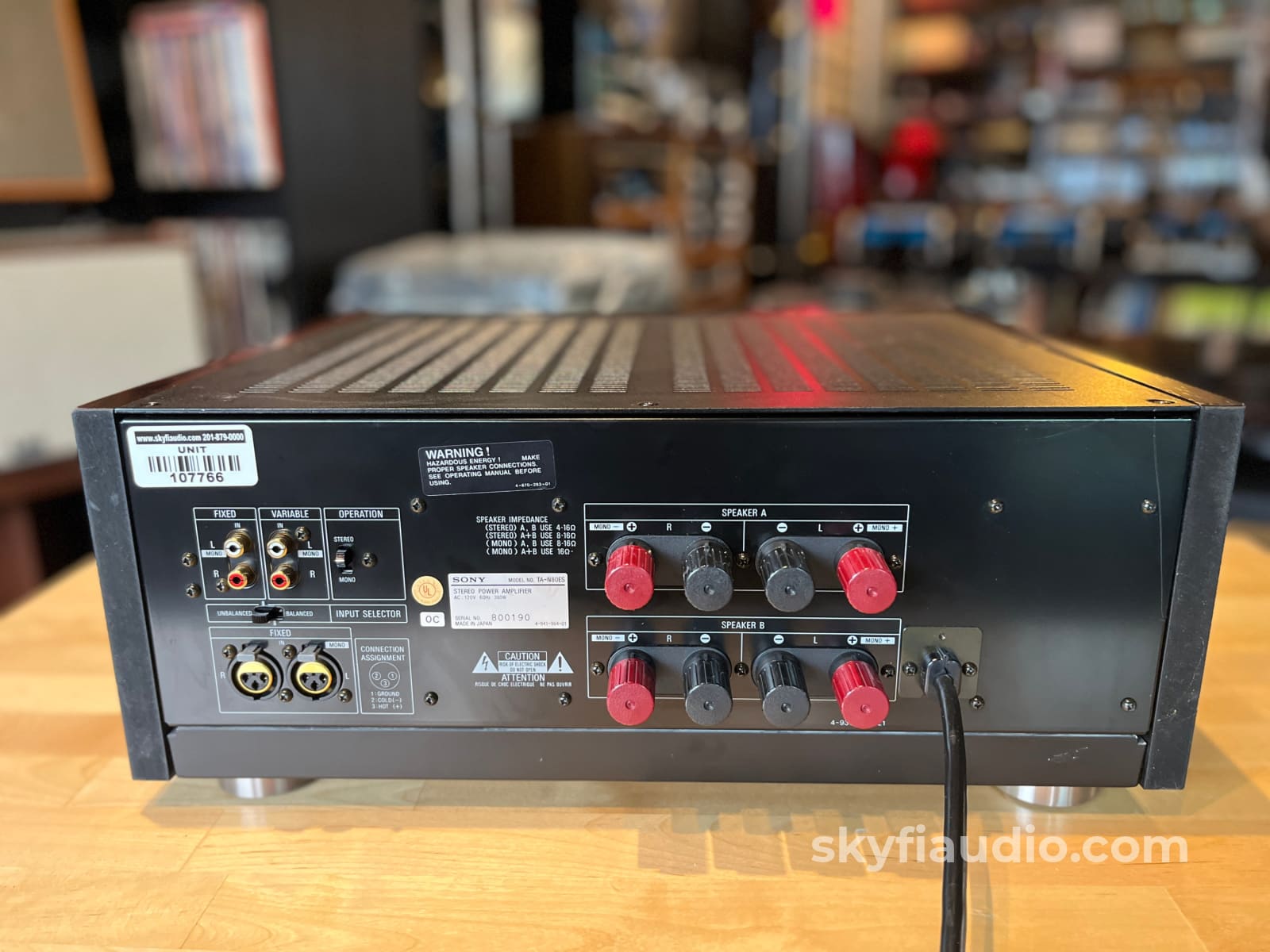 Sony TA-N80ES Solid State amplifier - 200W - Amplifier
