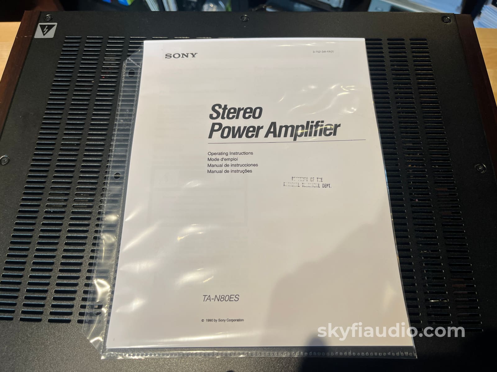 Sony TA-N80ES Vintage ES Series Solid State Amplifier - 200W - Amplifier