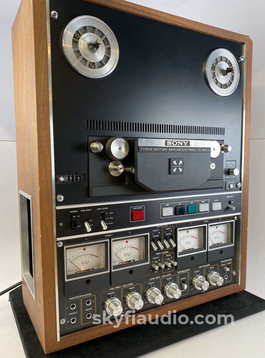 Sony Tc-854-4 - Professional Quality 4-Track Reel To Quadraphonic Wow! Tape Deck