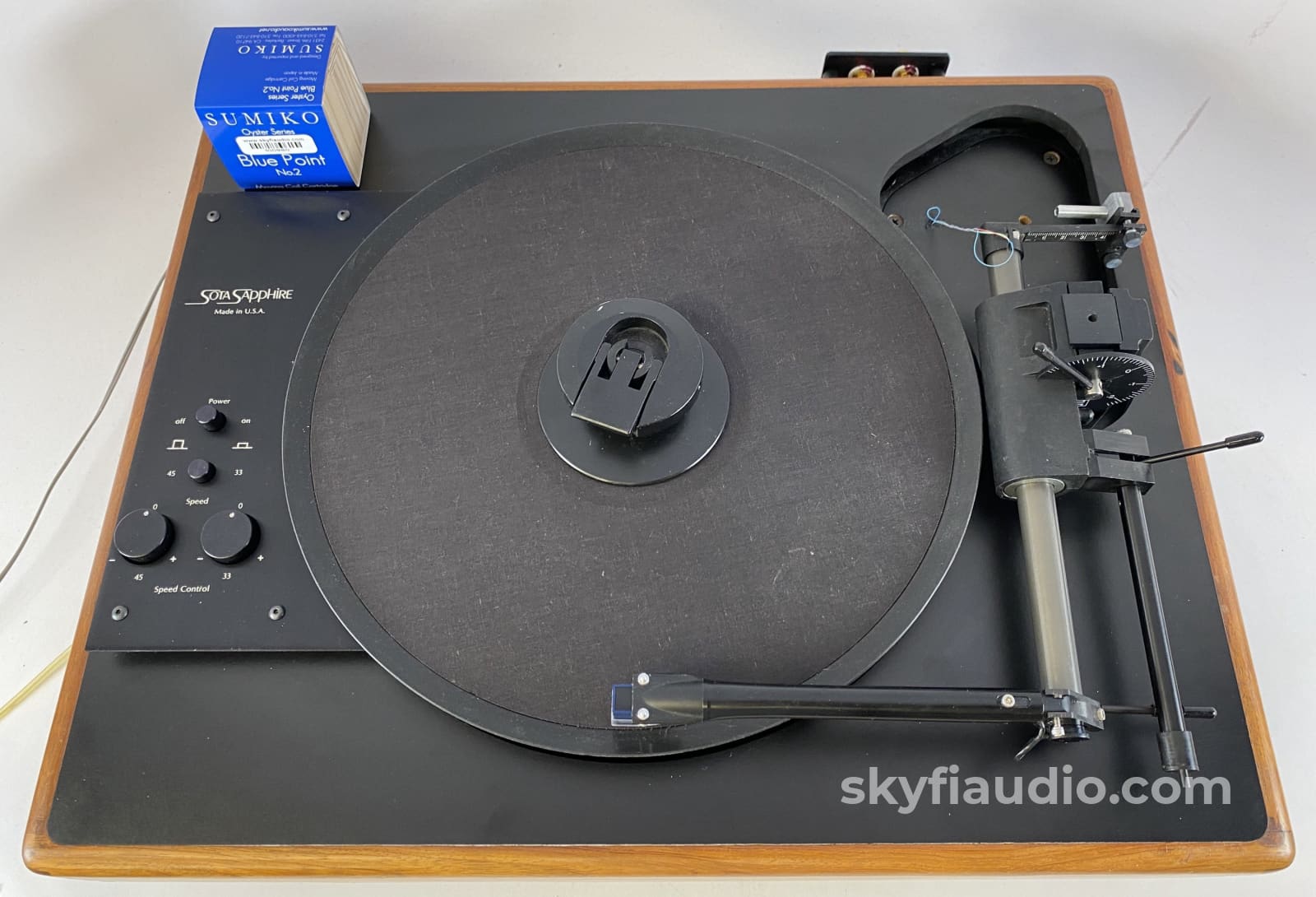 Sota Sapphire Turntable With Vacuum Platter Eminent Technology Tonearm And New Sumiko Cartridge
