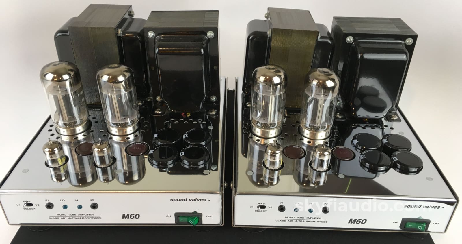 Sound Valves M60 Tube Monoblock Amplifier Pair