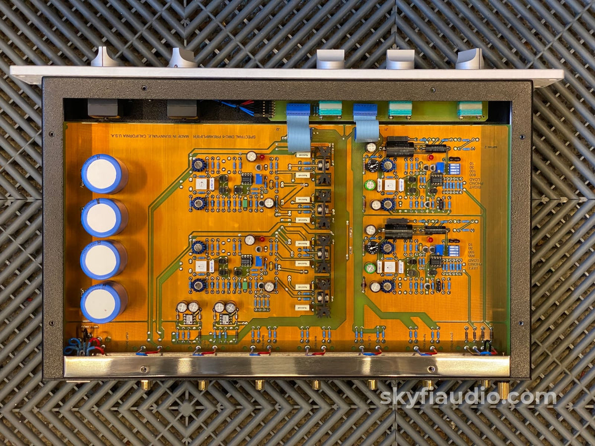 Spectral Dmc-6 Analog Preamp Wphono And Dsm-10 Power Supply - Skyfi Serviced Preamplifier