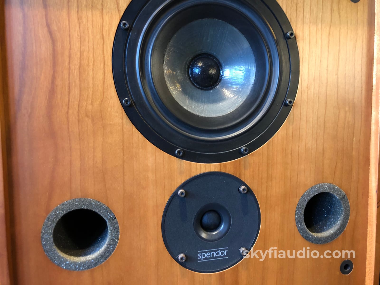 Spendor Sp100 3-Way Speakers With Stands Gorgeous Teak Finish