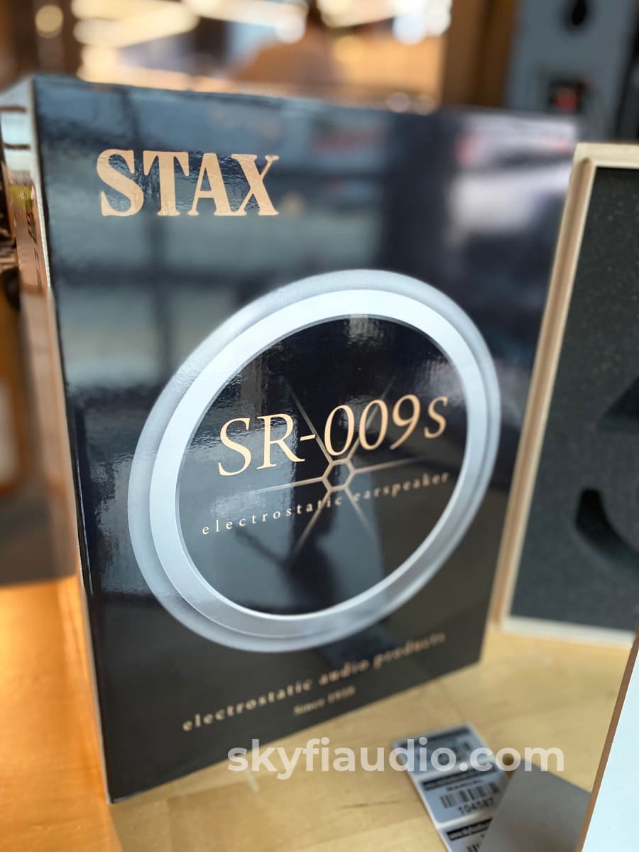 Stax Sr-009S Headphones - As New And Complete In Box