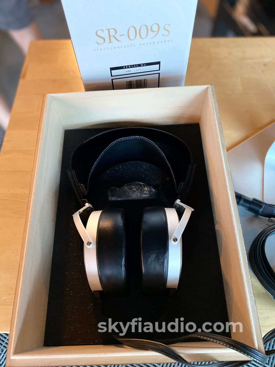 Stax Sr-009S Headphones - As New And Complete In Box