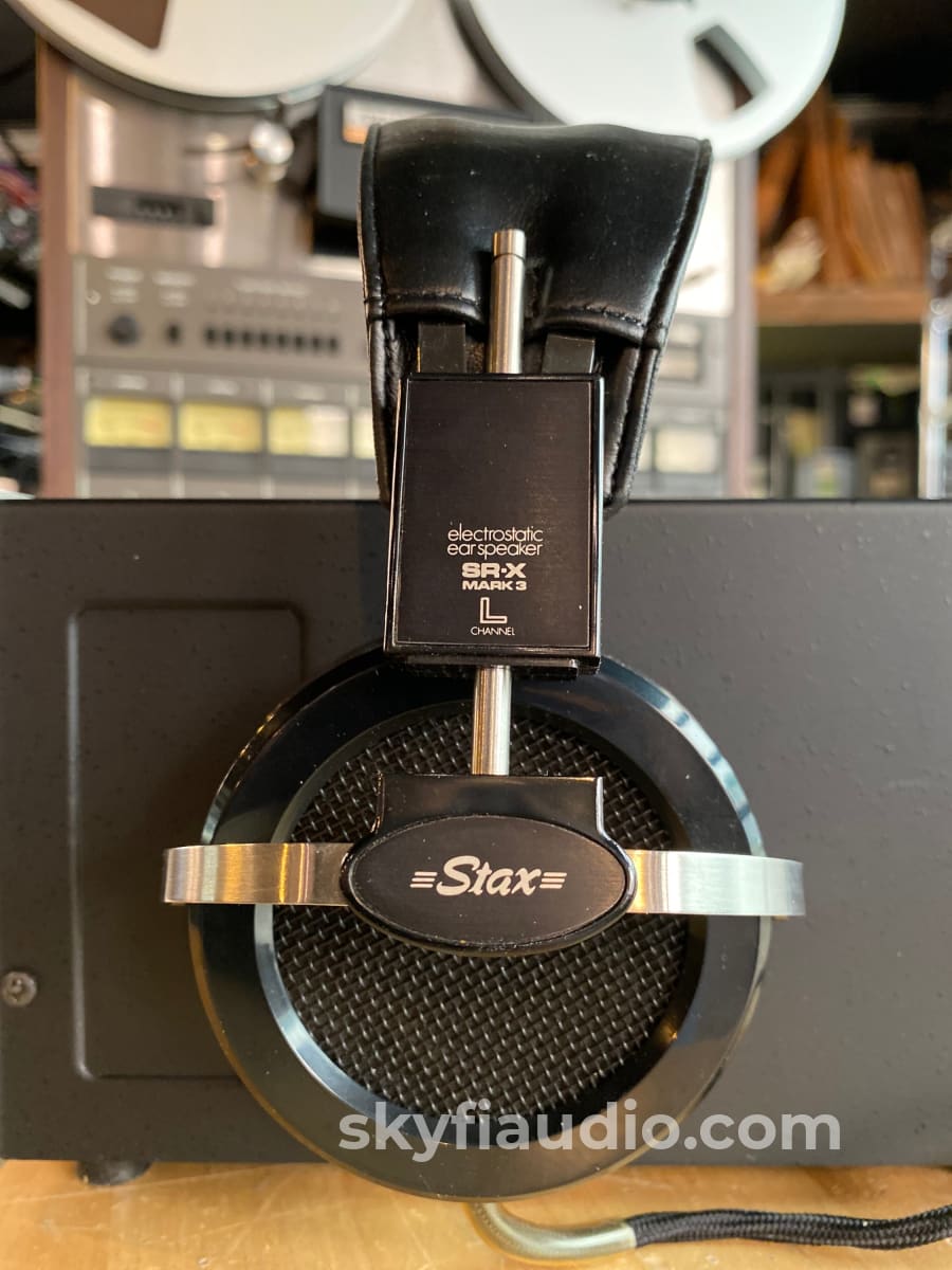 Stax SR X MK3 Vintage Headphones and SRD 7 Amp NEW OLD STOCK