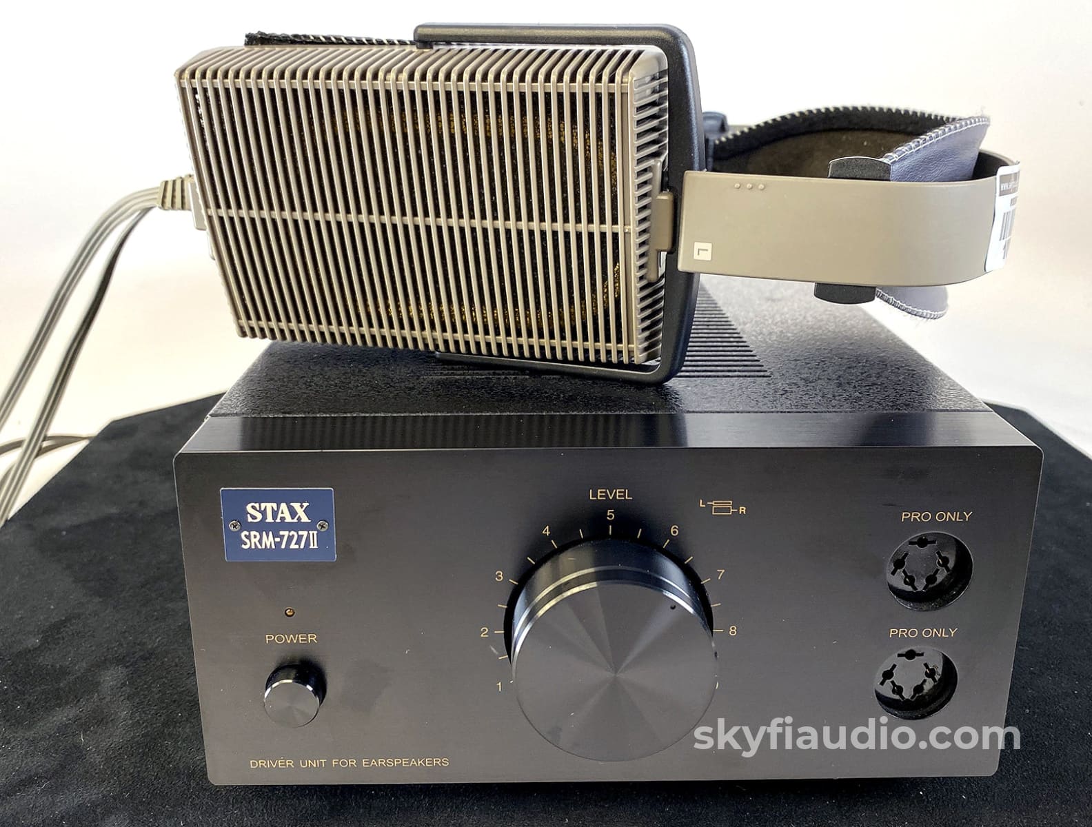 Stax Srm-727-Ii Headphone Amplifier With Lambda Classic Headphones