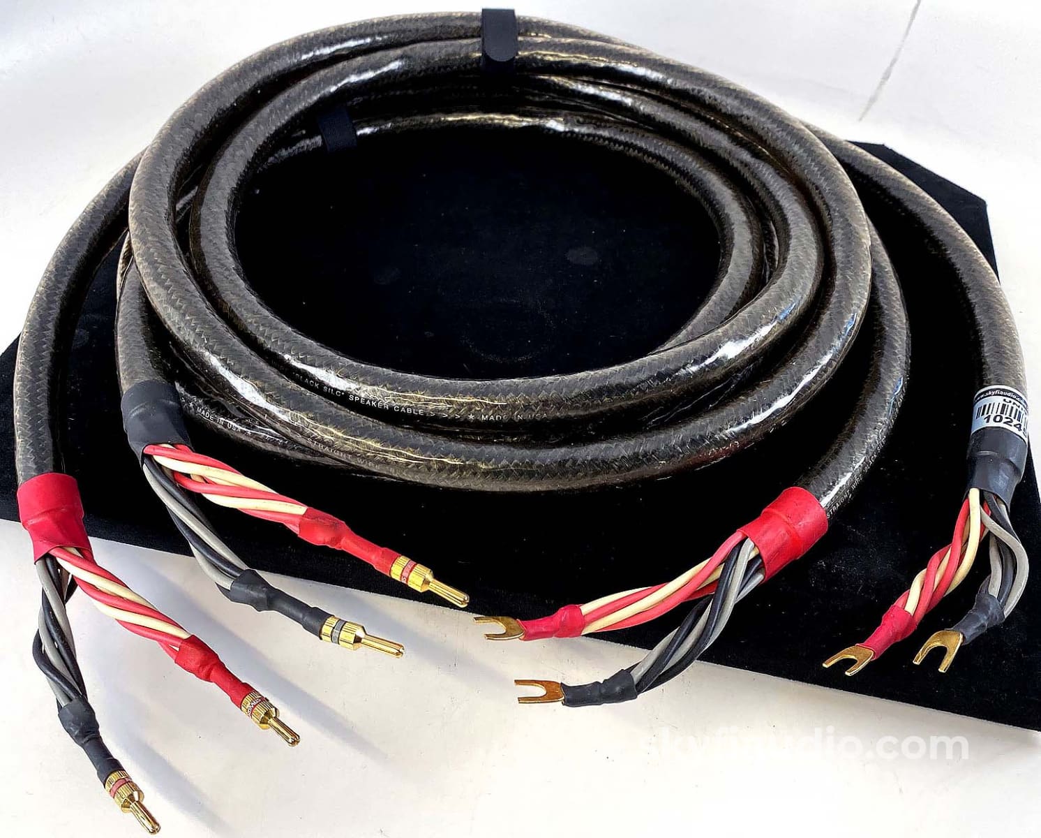 Straight Wire Black Silc Speaker Cables - 10
